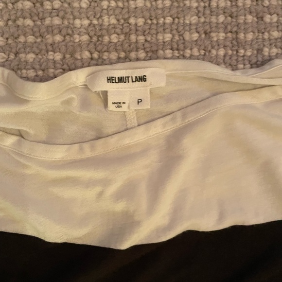 HELMUT LANG Black and White sleeveless top sz P - Picture 2 of 2